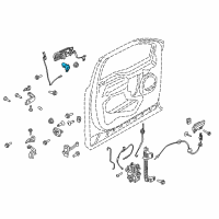 OEM 2019 Ford F-150 Lock Cylinder Diagram - FL3Z-1521990-A