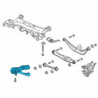 OEM 2022 Honda Odyssey Arm, Right Rear Trailing Diagram - 52360-THR-A00