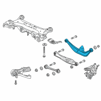 OEM 2019 Honda Odyssey Upper Arm Complete, Rear Diagram - 52510-THR-A02