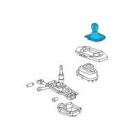 OEM 2017 Chevrolet SS Boot, Manual Transmission Control Lever Diagram - 92292602