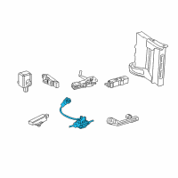 OEM Lexus LS500h Switch, Luggage Electrical Diagram - 84945-50080