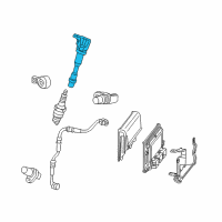 OEM 2013 Honda Civic Coil Assembly B, Plug Top Diagram - 30521-RBJ-S01