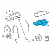 OEM Jeep Cherokee Pan-Engine Oil Diagram - 53020560