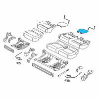 OEM 2021 Ford F-250 Super Duty Seat Back Heater Diagram - FL3Z-14D696-G