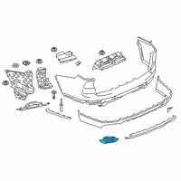 OEM BMW X7 TRIM, EXHAUST END PIPE, RIGH Diagram - 51-12-7-447-592