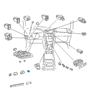 OEM 1998 Toyota 4Runner Gauge Sub-Assy, Fuel Receiver Diagram - 83882-35130