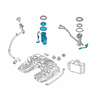 OEM 2018 BMW X5 Fuel Pump In Tank Pump And Filter Diagram - 16-11-7-403-906