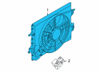 OEM Nissan Motor Assy-Fan & Shroud Diagram - 21481-5RB0A