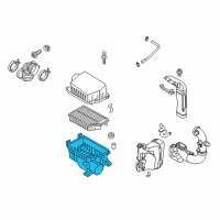 OEM 2015 Hyundai Veloster Body-Air Cleaner Diagram - 28112-1R100