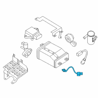 OEM Nissan Maxima Air And Fuel Ratio Sensor Assembly Diagram - 22693-1AA0B