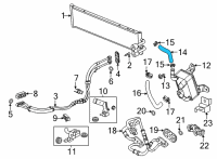 OEM 2020 Cadillac CT4 Outlet Hose Diagram - 24291372