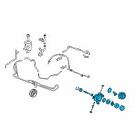 OEM 2011 Honda CR-V Pump Sub-Assembly, Power Steering Diagram - 56110-RTA-013