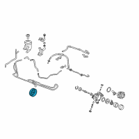 OEM 2007 Acura RDX Pulley, Power Steering Pump Diagram - 56483-RNA-003