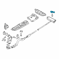 OEM 2022 Jeep Renegade Bracket-Exhaust Diagram - 68246912AA