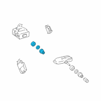 OEM Pontiac Attachment Kit, Tire Valve Stem Diagram - 88974917