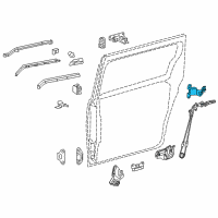 OEM Toyota Sienna Hinge Diagram - 68390-08041