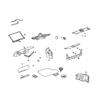 OEM 2006 Toyota Camry Bulb Diagram - 90981-14009