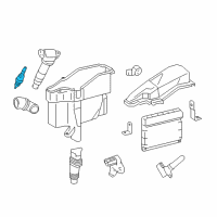 OEM Lexus RC F Spark Plug Diagram - 90919-01279