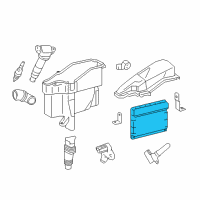 OEM 2021 Lexus RC F Computer, Engine Con Diagram - 89661-24G50