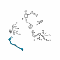 OEM Infiniti M45 Oil Cooler Assy-Power Steering Diagram - 49790-EG00A