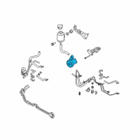 OEM 2010 Infiniti M35 Power Steering Pump Assembly Diagram - 49110-JK00B