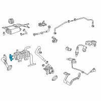 OEM 2019 Toyota Highlander EGR Pipe Gasket Diagram - 25629-31030