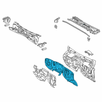 OEM 2022 Lexus GX460 Panel Sub-Assy, Dash Diagram - 55101-35A00