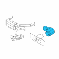 OEM 2016 Infiniti Q50 Distance Sensor Assembly Diagram - 28438-4HB1A