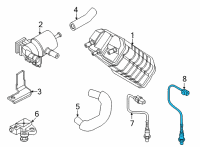 OEM Kia Carnival Sensor Assembly-Oxygen Diagram - 392103NFC0