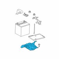 OEM 2014 Scion iQ Carrier Diagram - 74410-74011