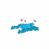 OEM 1999 Lincoln Navigator Transmission Crossmember Diagram - XL3Z-6A023-BA