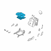 OEM 2008 Nissan 350Z Cushion Assy-Front Seat Diagram - 87350-CD047