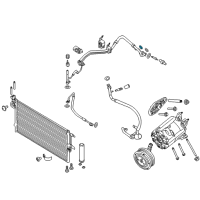 OEM 2016 Lincoln MKC AC Tube O-Ring Diagram - CV6Z-19E889-D