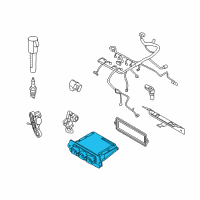 OEM 2009 Mercury Mariner PCM Diagram - AE5Z-12A650-KHRM