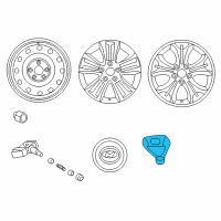OEM 2015 Hyundai Elantra GT Cap-Wheel Accent Diagram - 52973-A5570