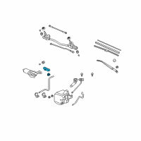 OEM 2008 Honda Fit Link Assy. A Diagram - 76520-SLA-004