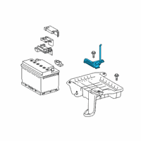 OEM 2019 Toyota Corolla Hold Down Diagram - 74405-02010