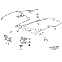 OEM 2015 Chevrolet Trax Sunroof Switch Diagram - 95363553