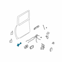 OEM Nissan Xterra Check Link Assembly-Rear Door Diagram - 82430-7Z000