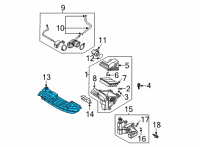 OEM 2021 Hyundai Elantra Duct Assembly-Air Diagram - 28210-AA100