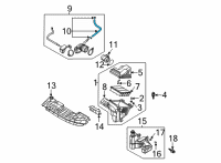 OEM 2021 Hyundai Elantra Hose Assembly-Breather Diagram - 26710-2J040