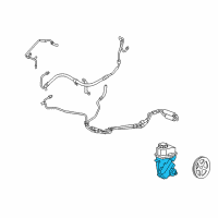 OEM 2009 Saturn Vue PUMP KIT, P/S Diagram - 19369086