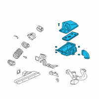 OEM 1997 Chevrolet Malibu Cleaner Asm, Air Diagram - 19201283