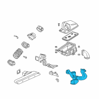 OEM 2000 Chevrolet Malibu Duct Asm-Front Intake Air Diagram - 12563826