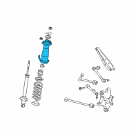 OEM 2014 Lexus IS250 Rear Suspension Support Assembly, Right Diagram - 48750-53010