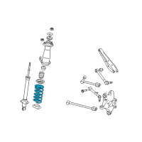 OEM 2014 Lexus IS350 Spring, Coil, Rear Diagram - 48231-53270