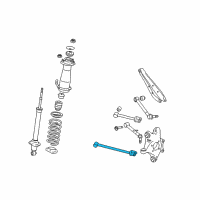 OEM 2012 Lexus IS F Rear Suspension Control Arm Assembly, No.1 Diagram - 48710-30220