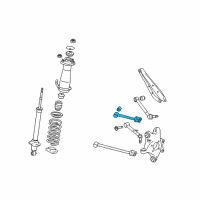 OEM Lexus Rear Upper Control Arm Assembly No.1 Diagram - 48770-30110