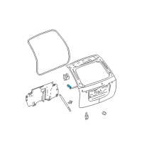 OEM Chevrolet Bracket Asm-Lift Gate Strut (Body Side) Diagram - 25979892