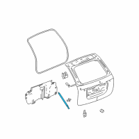 OEM 2007 Pontiac Torrent Lift Cylinder Diagram - 15827845